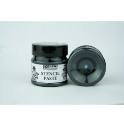 Πάστα για στένσιλ περλέ Pentart 50ml – Black diamond